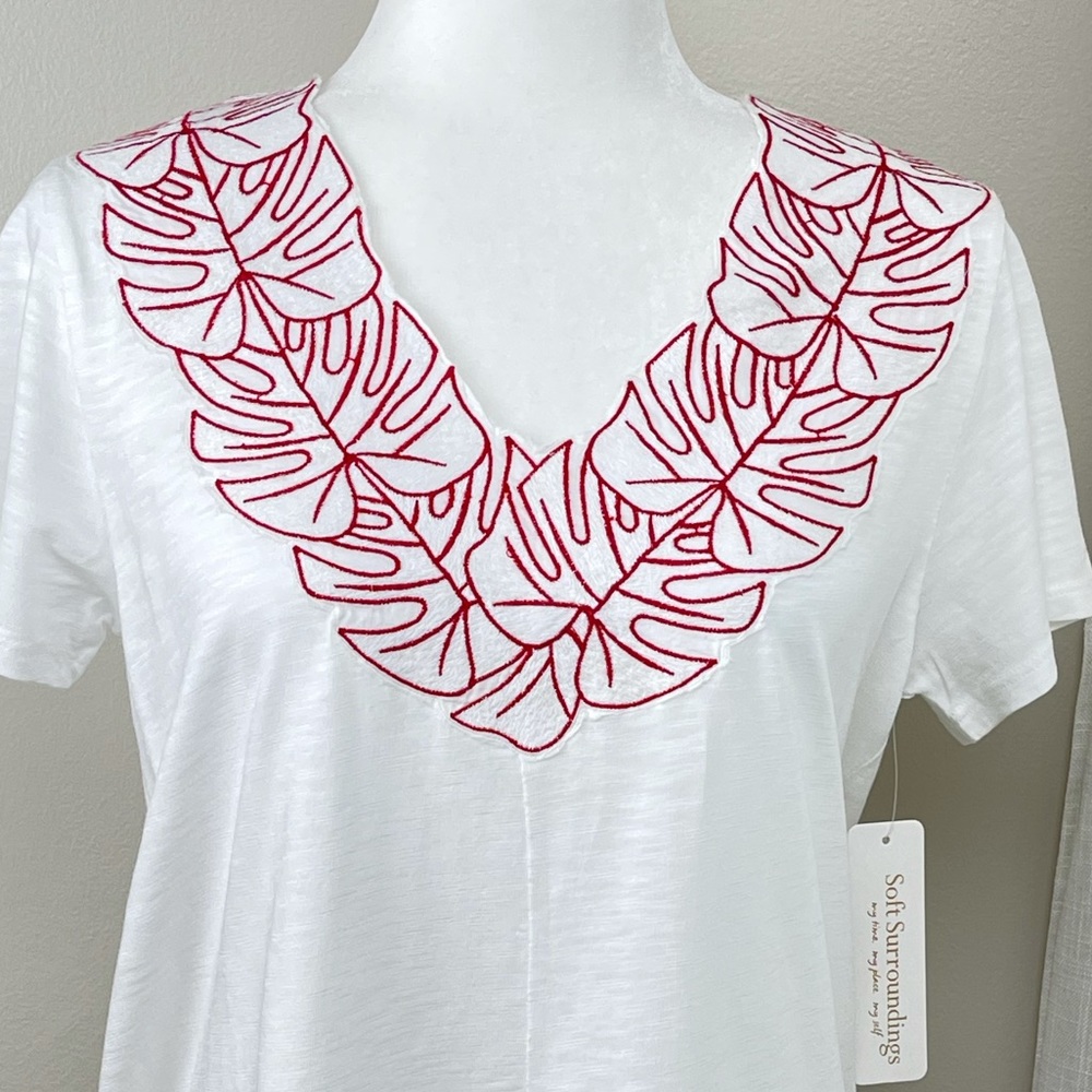 Soft Surroundings Archipelago Tee Top NWT - Picture 2 of 9